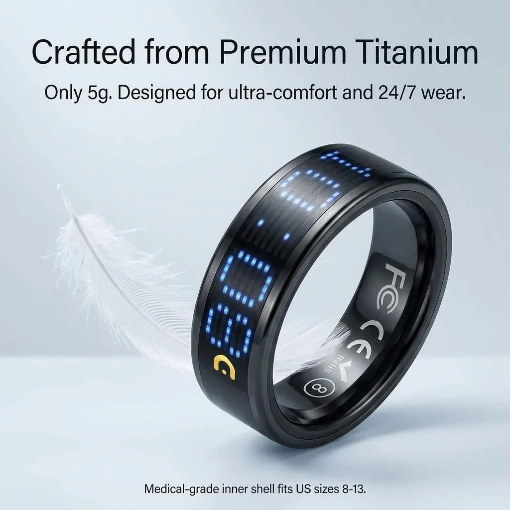 iTasbeeh Salam Ring SQ666 – Includes a Portable Charging Case