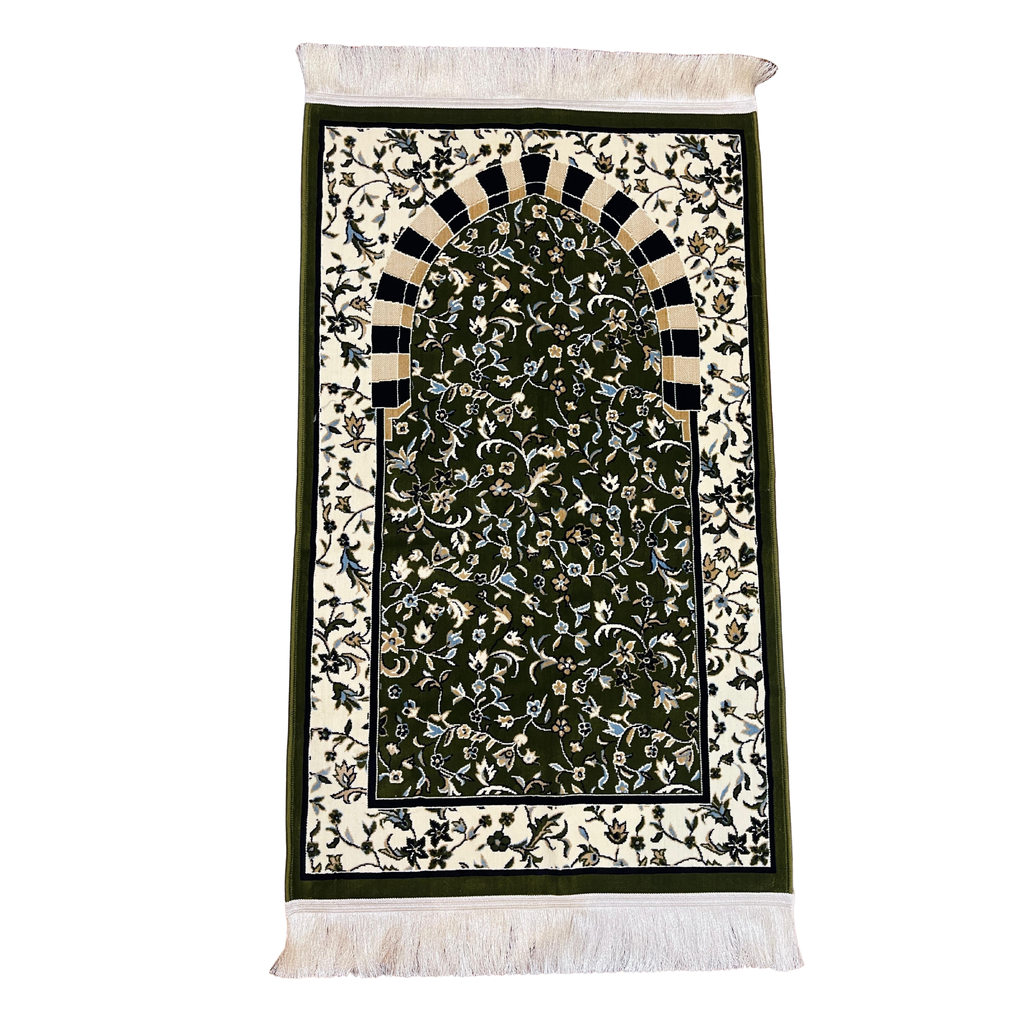 Mada 4mm Prayer Mat Mehrab (Green)