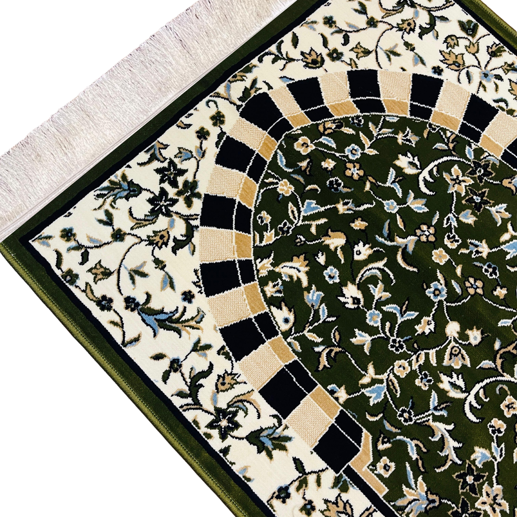 Mada 4mm Prayer Mat Mehrab (Green)