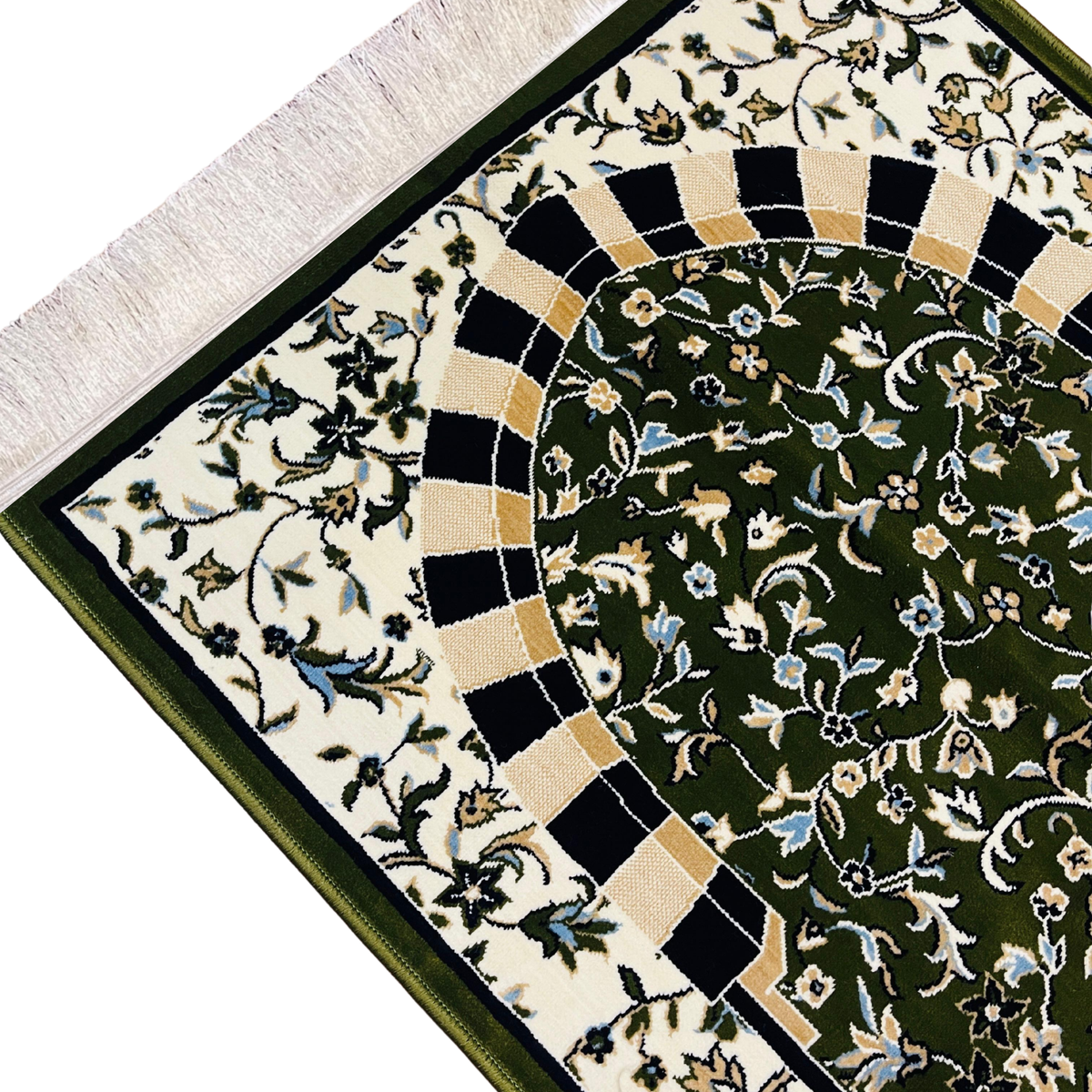 Mada 4mm Prayer Mat Mehrab (Green)