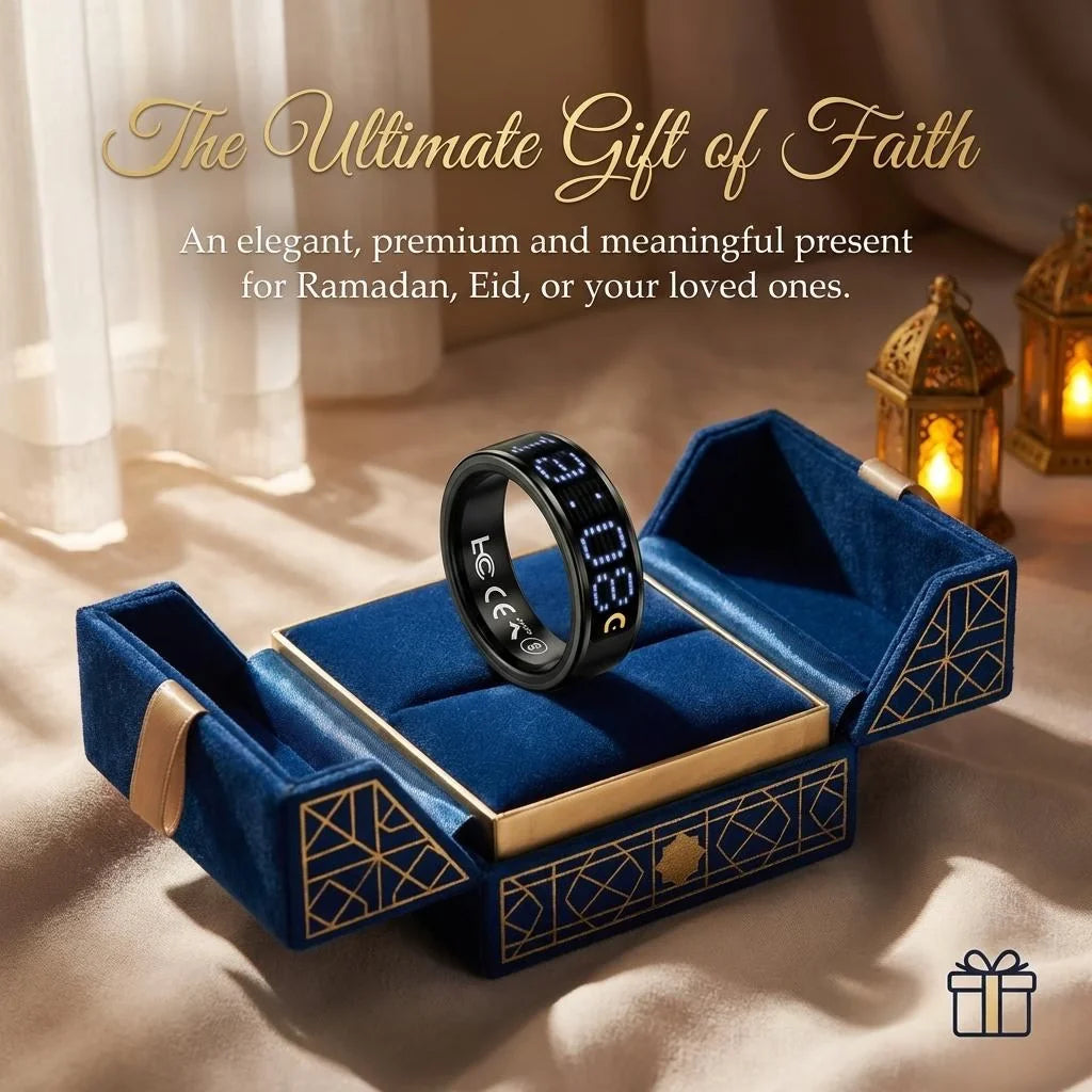 iTasbeeh Salam Ring SQ666 – Includes a Portable Charging Case