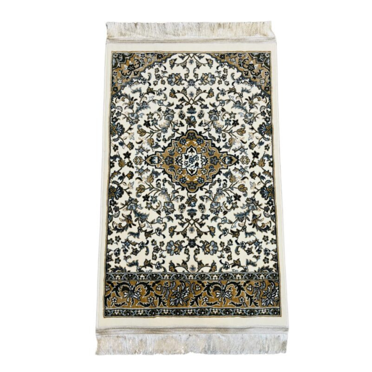 Al Rawdah Riaz-ul-Jannah Prayer Mat 8mm – Made in Madinah (KSA) (Cream)