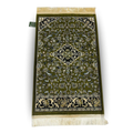 Al Rawdah Riaz-ul-Jannah Green Prayer Mat 8mm Thick, Made in Medina, Saudia Arabia