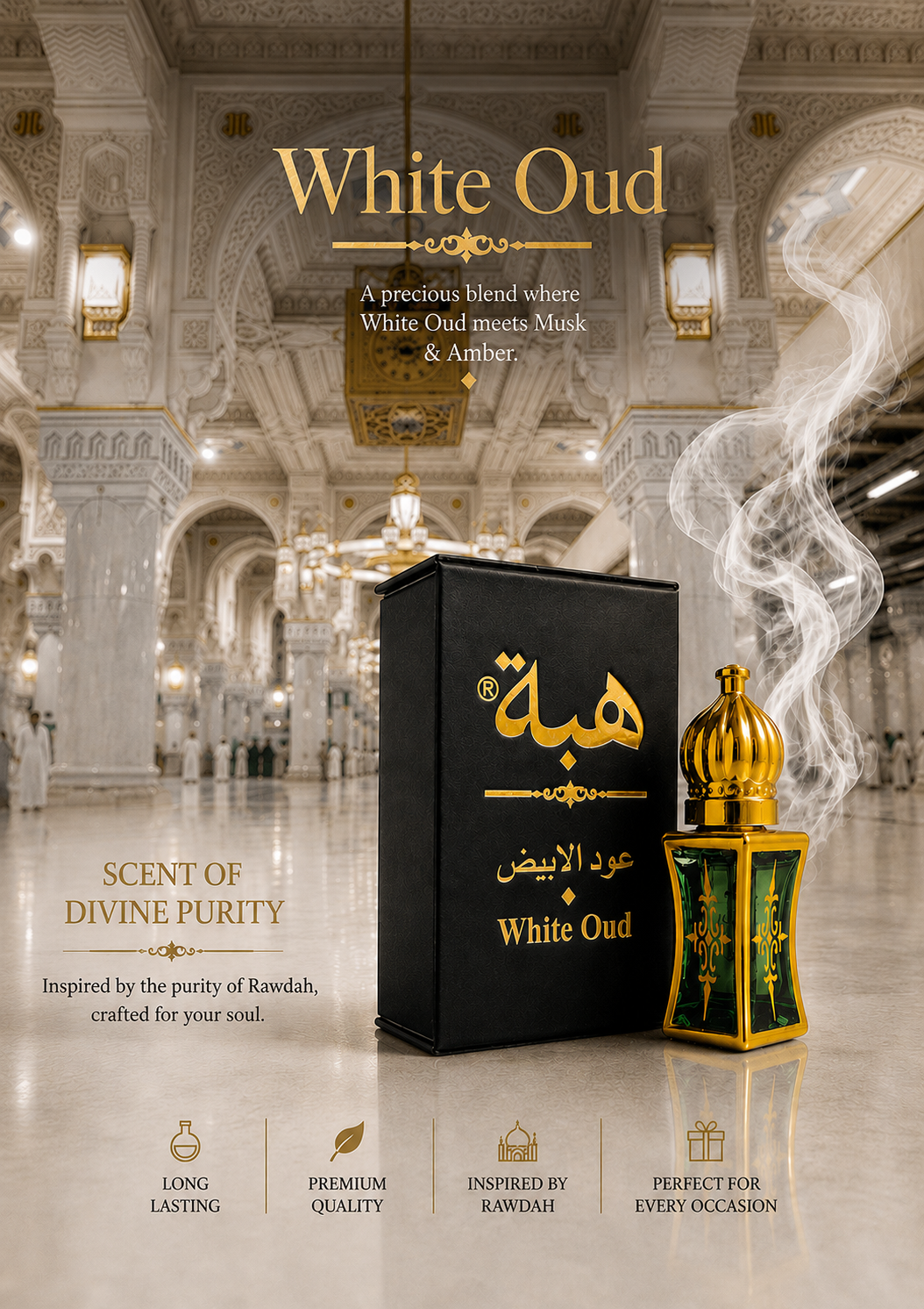 White Oud Attar – Soft Royal Oud Elegance