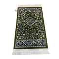 Al Rawdah Green Prayer Mat 3mm Thick, Made in Medina, Saudia Arabia
