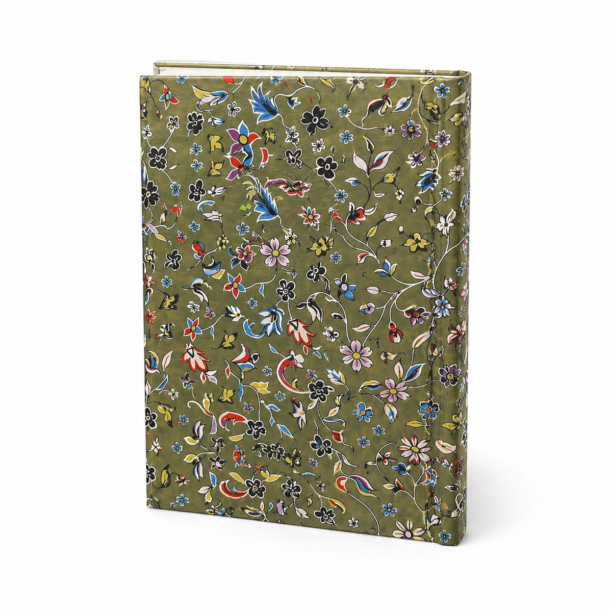 Rawdah Diary Floral Notebook | Islamic Journal Gift (Green)