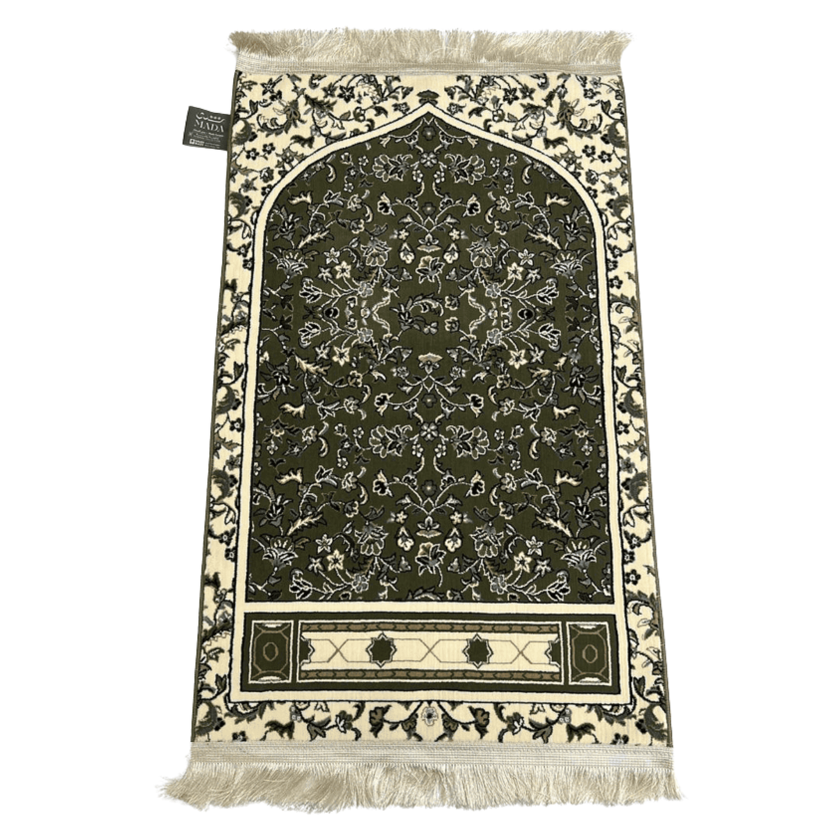 Al Haram Rawdah Prayer Mat 8mm thick (Green)