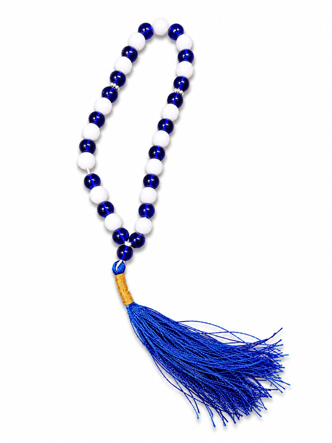 Royal Blue & White Luxury Tasbih