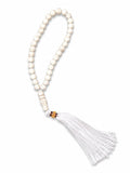 Premium White Feroza Tasbih with Silk Tassel